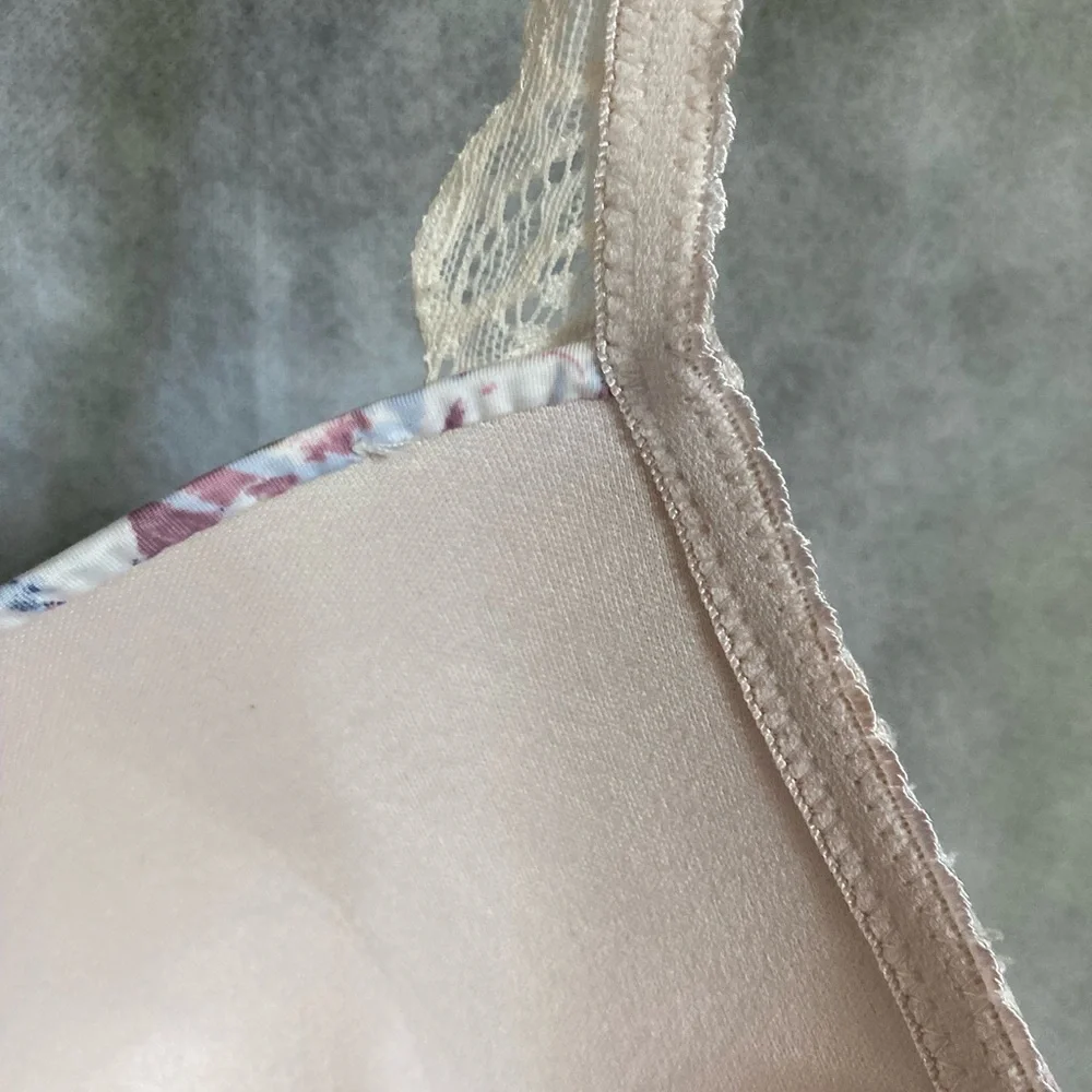Floral Racerback Padded Sexy Lacey Bra 40D  SIZE: 40D by Jessica Simpson